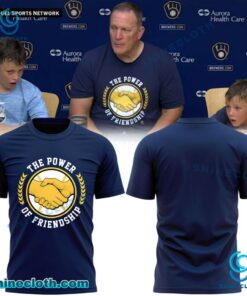 Milwaukee Brewers The Power Of Friendship T-shirt fVBZ0IJ