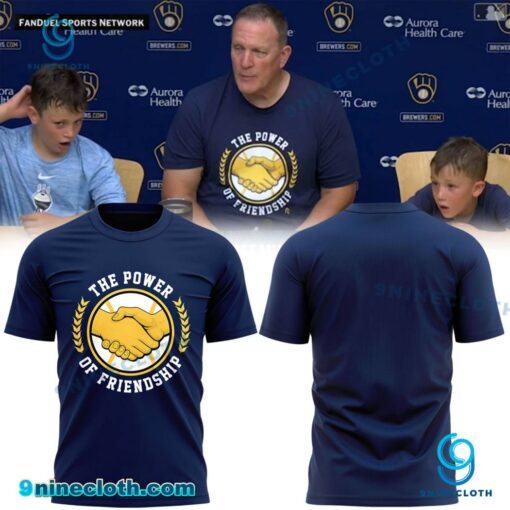 Milwaukee Brewers The Power Of Friendship T-shirt fVBZ0IJ