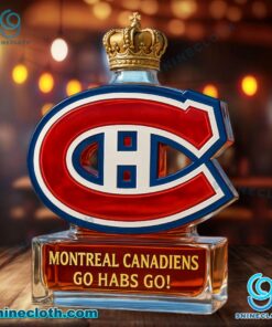 Montreal Canadiens Go Habs Go Custom Whiskey Bottle a1sYxoI