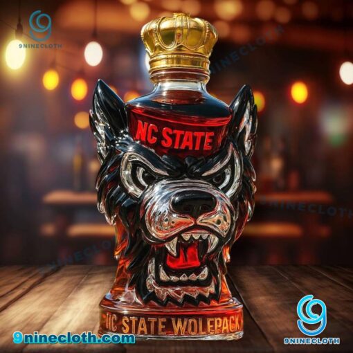 NC State Wolfpack Custom Whiskey Bottle 2ajOUp7