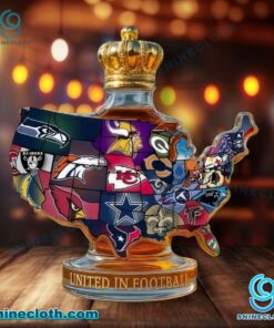 NFL United States Of Football Custom Whiskey Bottle znYHsv2
