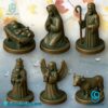 Nativity Scene A Holy Night Family Collector Edition Monopoly-b RqGvymP