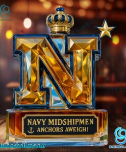 Navy Midshipmen Custom Whiskey Bottle HDwlZuf
