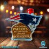 New England Patriots 65th Anniversary 1960-2025 Custom Whiskey Bottle OCi8R69
