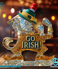 Notre Dame Fighting Irish Leprechaun Go Irish Custom Whiskey Bottle QaY25c9