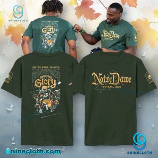 Notre Dame Fighting Irish The Shirt 2025 Sing Her Glory T-shirt HZy7aY0