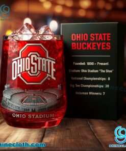 Ohio State Buckeyes Stadium Whiskey Glass xCZYePQ