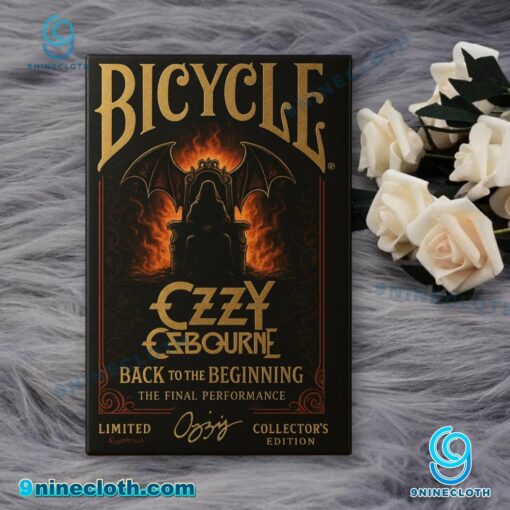 Ozzy Osbourne Back To The Beginning The Final Performance Playing Cards rfl4Ukt