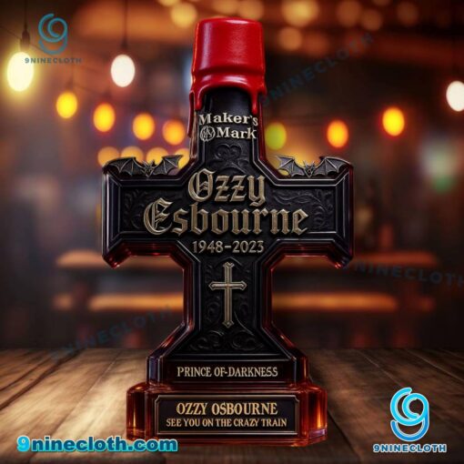 Ozzy Osbourne Cross Custom Whiskey Bottle AcUwp1W