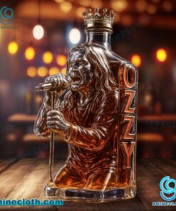 Ozzy Osbourne Music Legend Custom Whiskey Bottle kCo0D7P