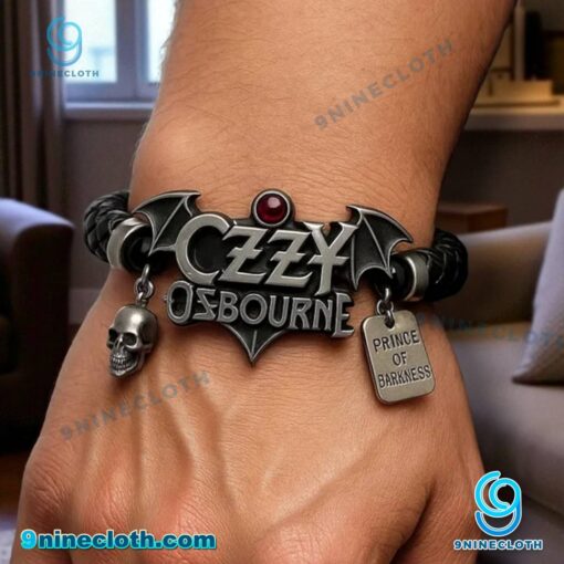 Ozzy Osbourne Prince Of Darkness 2025 Memorial Bracelet uyEmkS0