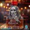 Ozzy Osbourne See You On The Crazy Train Custom Whiskey Bottle DIYrSdW