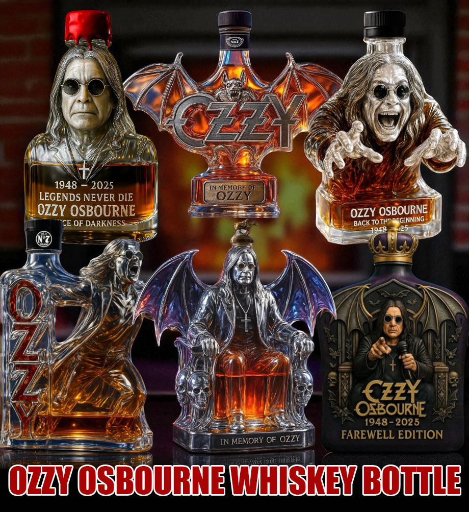 Ozzy Osbourne Whiskey Bottle