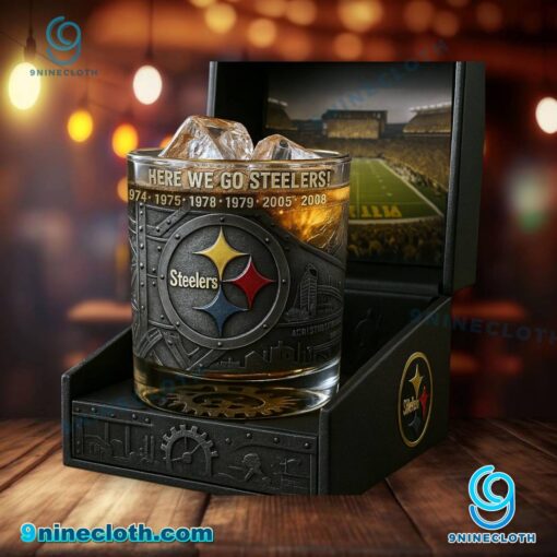 Pittsburgh Steelers Champions Whiskey Glass 1QST3KO
