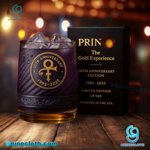 Prince 30th Anniversary 1995-2025 Whiskey Glass kNcaYHt