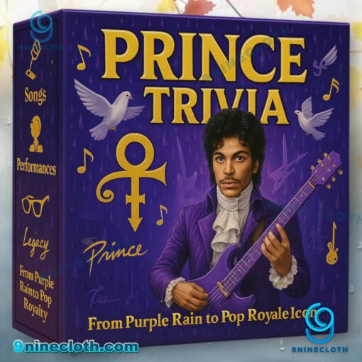 Prince From Purple Rain To Pop Icon Trivia Board Game ik3VPcM