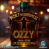 Prince Of Darkness Ozzy 1948-2025 See You On The Crazy Train Custom Whiskey Bottle-c 8quI5EY