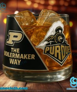 Purdue Boilermaker The Boilermaker Way Whiskey Glass 72kIq5A