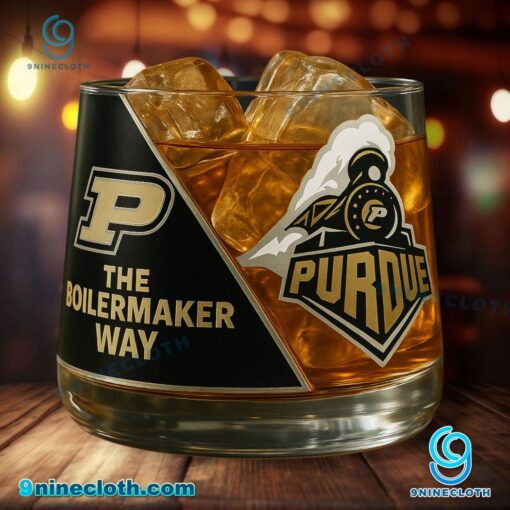 Purdue Boilermaker The Boilermaker Way Whiskey Glass 72kIq5A