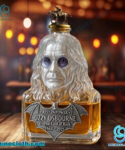 Rest In Power Ozzy Osbourne Eternal Lord Of Rock 1948-2025 Whiskey Bottle C28JLAe