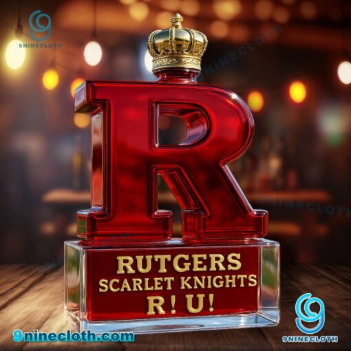 Rutgers Scarlet Knights Custom Whiskey Bottle jqeBGcs