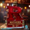 Rutgers Scarlet Knights Custom Whiskey Bottle-b LRGcToa