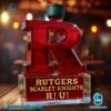 Rutgers Scarlet Knights Custom Whiskey Bottle-x tH8j5Rv