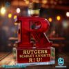 Rutgers Scarlet Knights Custom Whiskey Bottle-y zbN5sVW