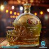 San Francisco 49ers 80th Anniversary 1946-2026 Helmet Custom Whiskey Bottle-a tLZkecu