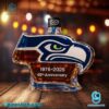 Seattle Seahawks 49th Anniversary 1976-2025 custom Whisky Bottle-a FuCsODT