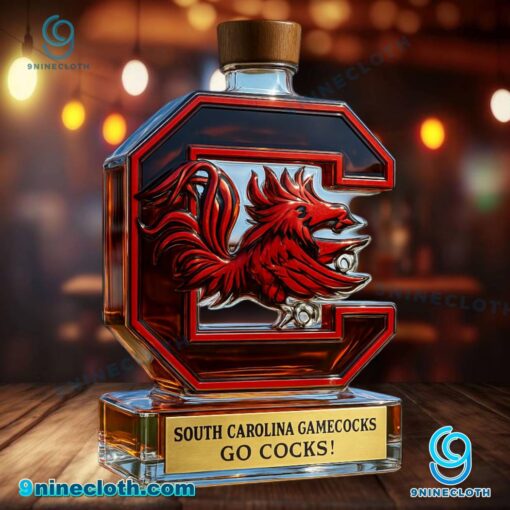 South Carolina Gamecocks Custom Whiskey Bottle SA26tvR