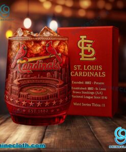 St. Louis Cardinals Stadium Whiskey Glass nkrgidm