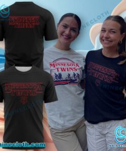 Stranger Things X Minnesota Twins 2025 T-shirt a2mKGvb