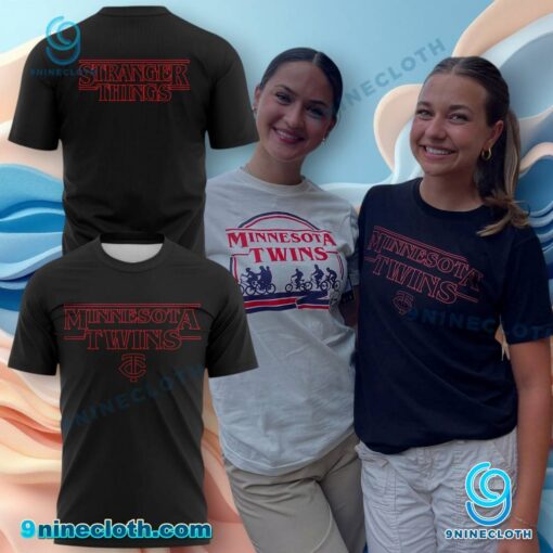 Stranger Things X Minnesota Twins 2025 T-shirt a2mKGvb