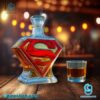 Superman Logo Custom Whiskey Bottle y0goltw