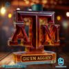 Texas A&M Aggies Gig'em Aggies Custom Whiskey Bottle Q4w5Jyd