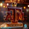 Texas A&M Aggies Gig'em Aggies Custom Whiskey Bottle-a ScH7bio