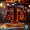 Texas A&M Aggies Gig'em Aggies Custom Whiskey Bottle-b zjkaAtV