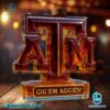 Texas A&M Aggies Gig'em Aggies Custom Whiskey Bottle-y WdQ51a9