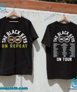 The Black Keys On Repeat 2025 Tour T-shirt dvx0EIO