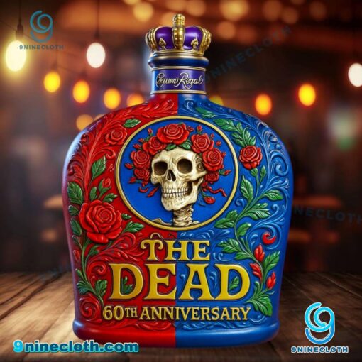 The Dead 60th Anniversary Whiskey Bottle OatXydR