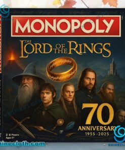 The Lord Of The Rings 70th Anniversary 1955-2025 Monopoly faTU6IM