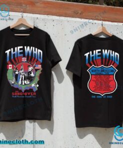 The Who The Song Is Over Highway North America Farewell Tour Dates T-shirt u7wFR56