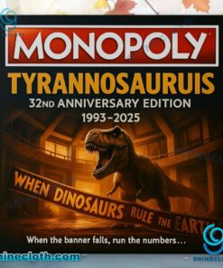 Tyrannosaurus 32nd Anniversary 1993-2025 Monopoly 2rVIagZ