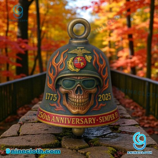 U.S. Marine Corps, Army, Navy 250th Anniversary 1775-2025 Motorcycle Bell ReNMyQD