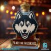 Uconn Huskies Fear The Huskies Custom Whiskey Bottle-c WcTxEiG