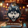 Uconn Huskies Fear The Huskies Custom Whiskey Bottle-y iTNFuc4