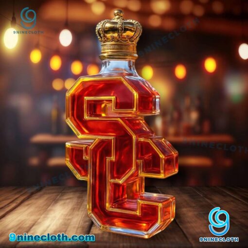 Usc Trojans Custom Whiskey Bottle GupQirD