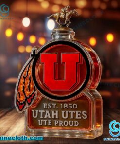 Utah Utes Custom Whiskey Bottle sRCPenl