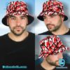 Van Halen Guitar Pattern Bucket Hat-b ybj0TOw